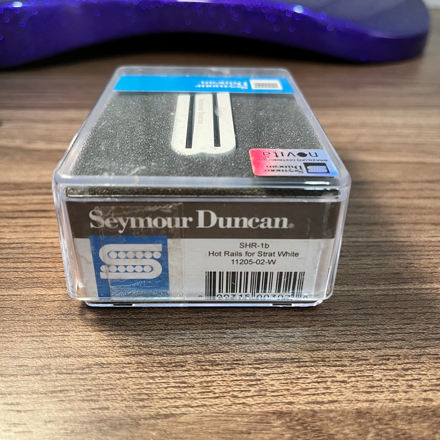 Captador Seymour Duncan Hot Rails Strato Ponte SHR-1B Branco